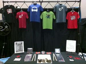 Merch table tops .